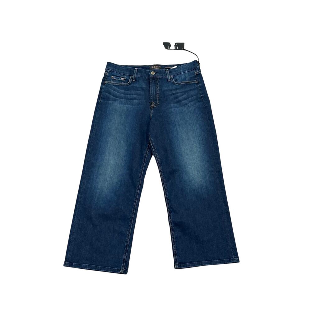 Jen 7 by For All Man Kind Cropped Wide Leg Jeans NWT Size 12